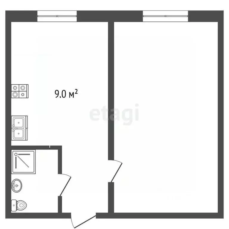 1-к кв. Саратовская область, Саратов просп. Имени 50 лет Октября, 116Е ... - Фото 2