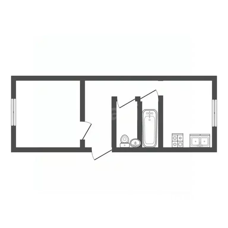 Комната Кемеровская область, Новокузнецк Фестивальная ул., 2 (19.4 м) - Фото 2