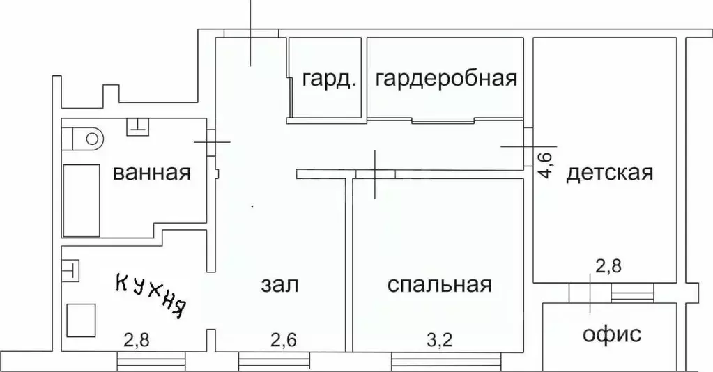 3-к кв. Приморский край, Владивосток ул. Связи, 22А (58.9 м) - Фото 1