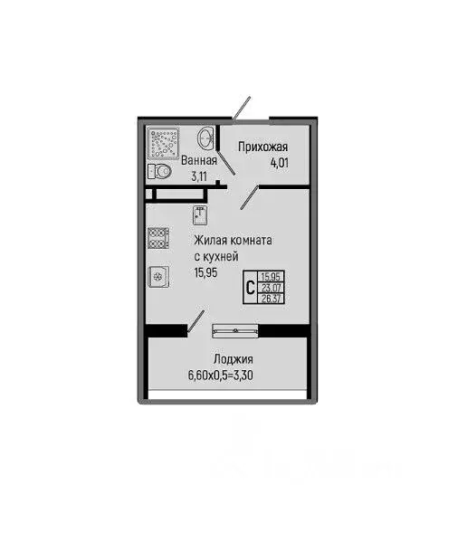 Студия Краснодарский край, Туапсинский муниципальный округ, с. ... - Фото 2