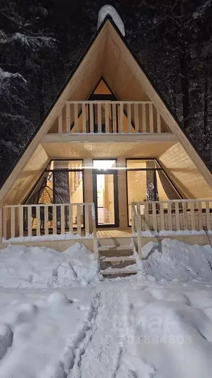 Дом в Карачаево-Черкесия, Зеленчукский район, с. Архыз  (74 м) - Фото 1