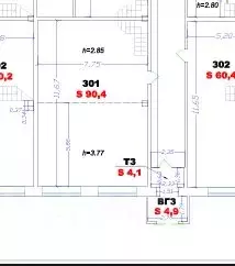 Офис в Москва Большая Семеновская ул., 40 (133 м) - Фото 1