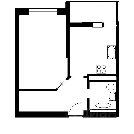 1-к кв. Краснодарский край, Анапа Крестьянская ул., 27к3 (41.1 м) - Фото 2