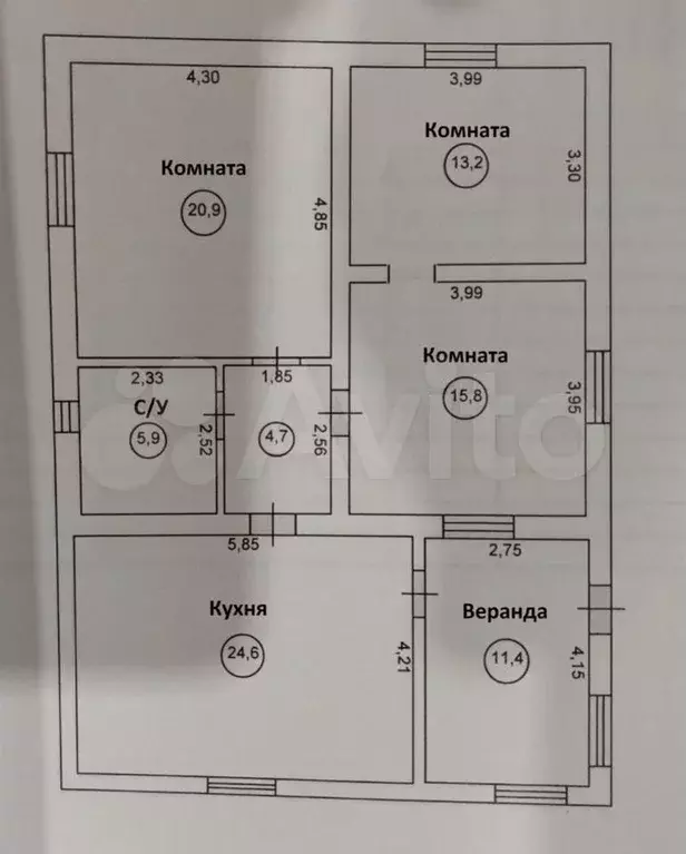 Дом 96,5 м на участке 27,8 сот. - Фото 0