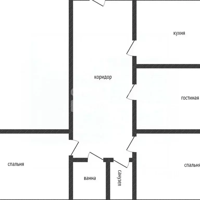 3-к кв. Тамбовская область, Тамбов Астраханская ул., 263 (75.2 м) - Фото 1