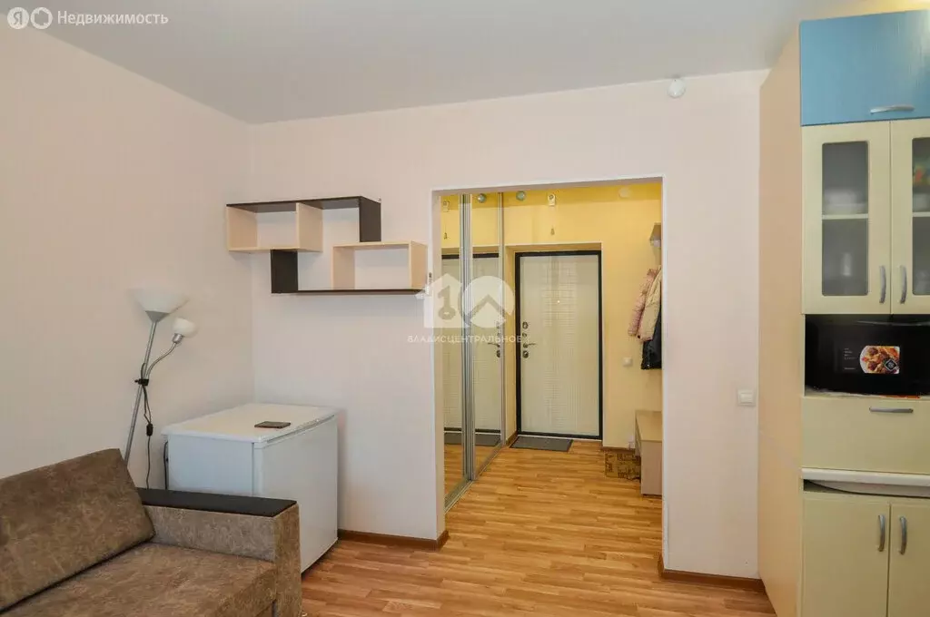 Квартира-студия: Новосибирск, Ленинский район, микрорайон ... - Фото 2