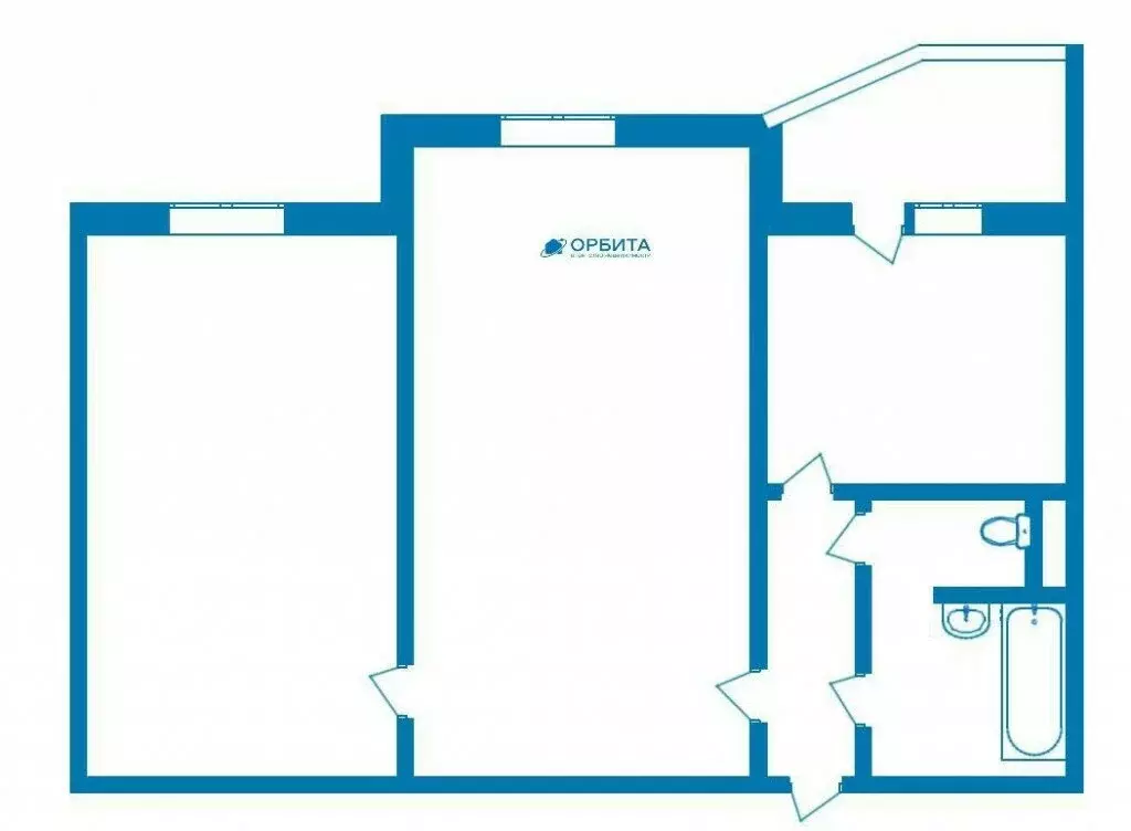 2-комнатная квартира: Тюмень, улица Федюнинского, 58к2 (58.8 м) - Фото 0