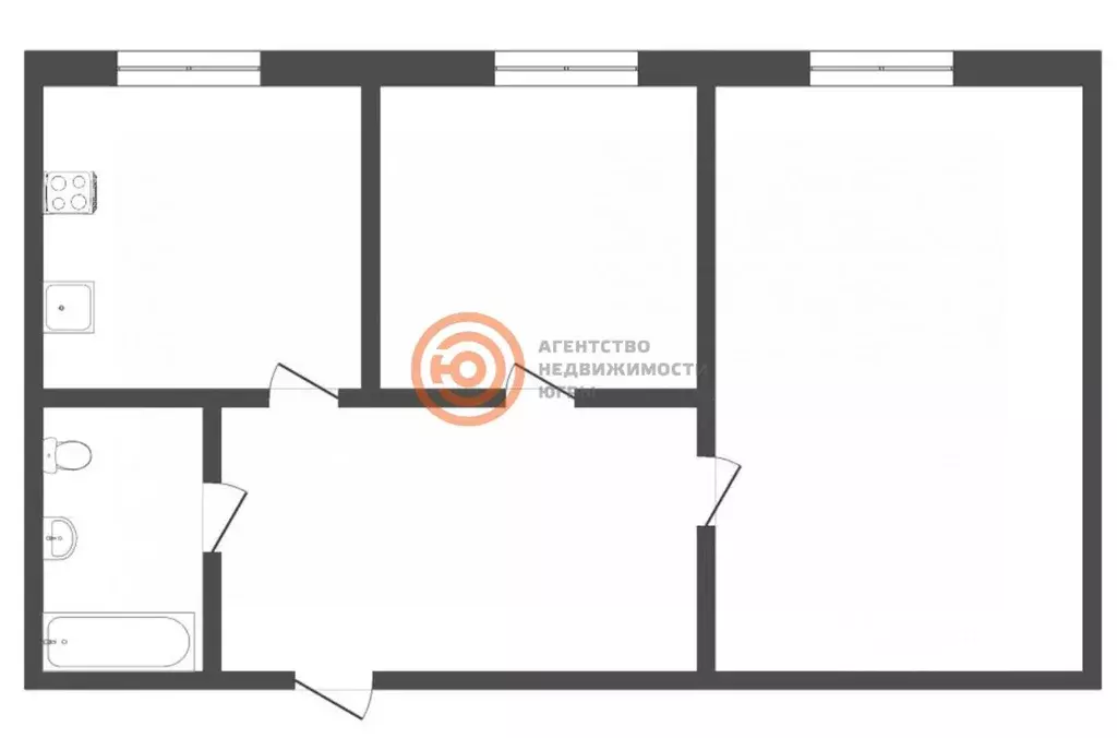 2-к кв. Тюменская область, Тюмень ул. Жуковского, 84к1 (56.0 м) - Фото 2