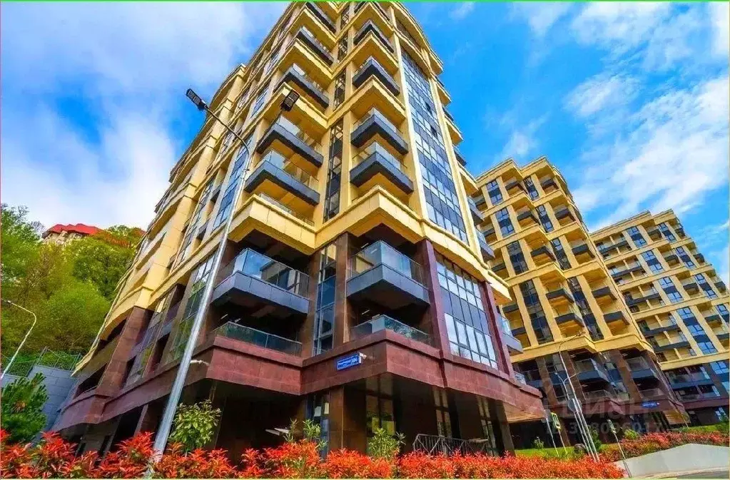 1-к кв. Краснодарский край, Сочи Пластунская ул., 104Бк3 (39.4 м) - Фото 1