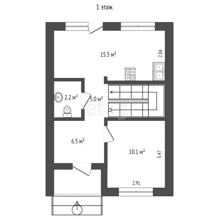 3-комнатная квартира: Майский, Весенняя улица, 7 (78.8 м) - Фото 0