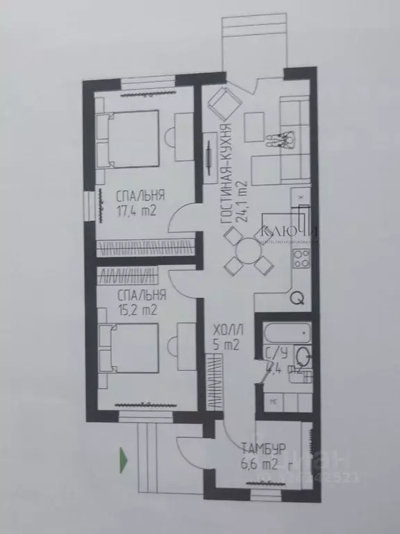 Коттедж в Челябинская область, Магнитогорск ул. Монастырская, 79 (75 ... - Фото 2