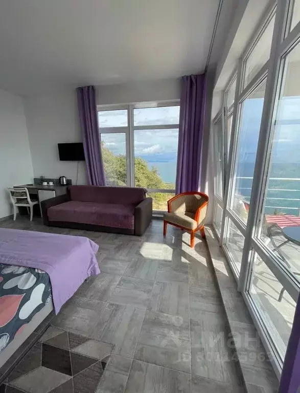 Комната Крым, Алушта муниципальный округ, пос. Семидворье пер. Имени ... - Фото 1