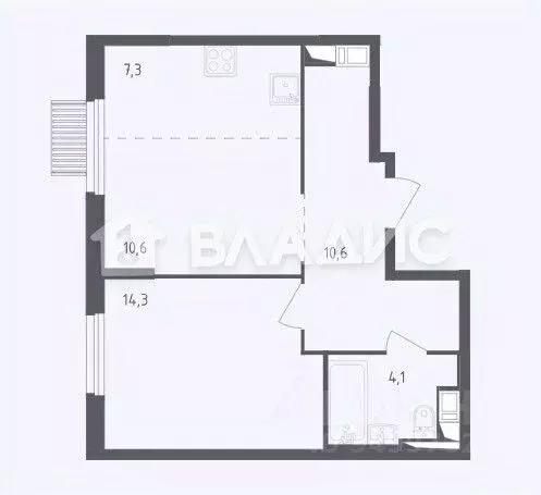 2-к кв. Московская область, Мытищи ул. Стрельбище Динамо, 10 (46.9 м) - Фото 2