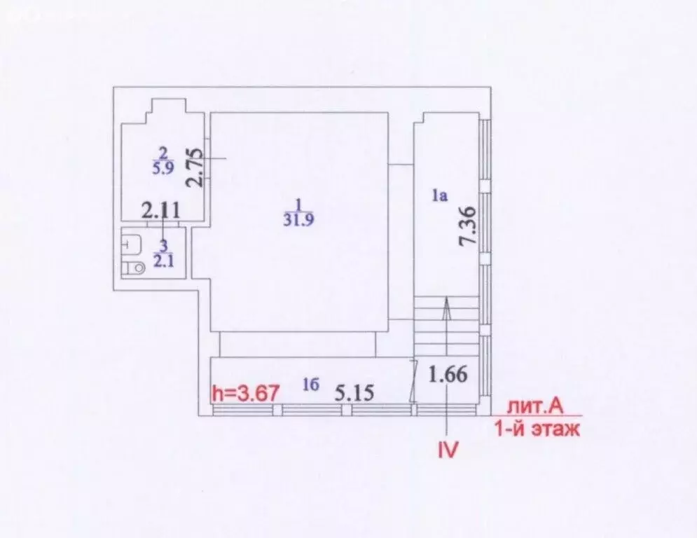 Помещение свободного назначения (60 м) - Фото 0