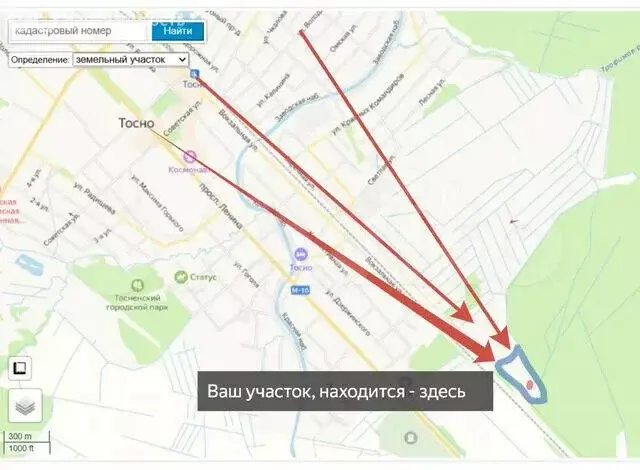 Участок в Ленинградская область, Тосно (9.37 м) - Фото 2