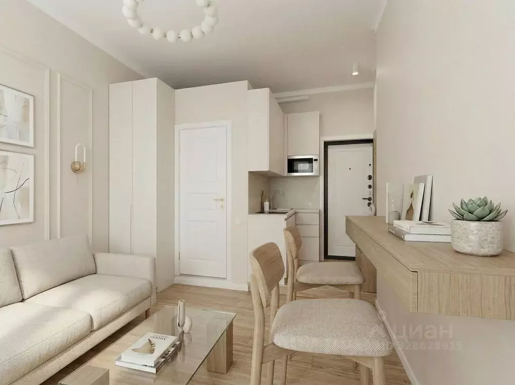 Студия Санкт-Петербург 11-я Васильевского острова линия, 44 (23.0 м) - Фото 2