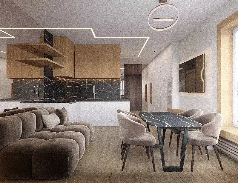 1-к кв. Хабаровский край, Хабаровск Уссурийский бул., 2 (45.0 м) - Фото 1