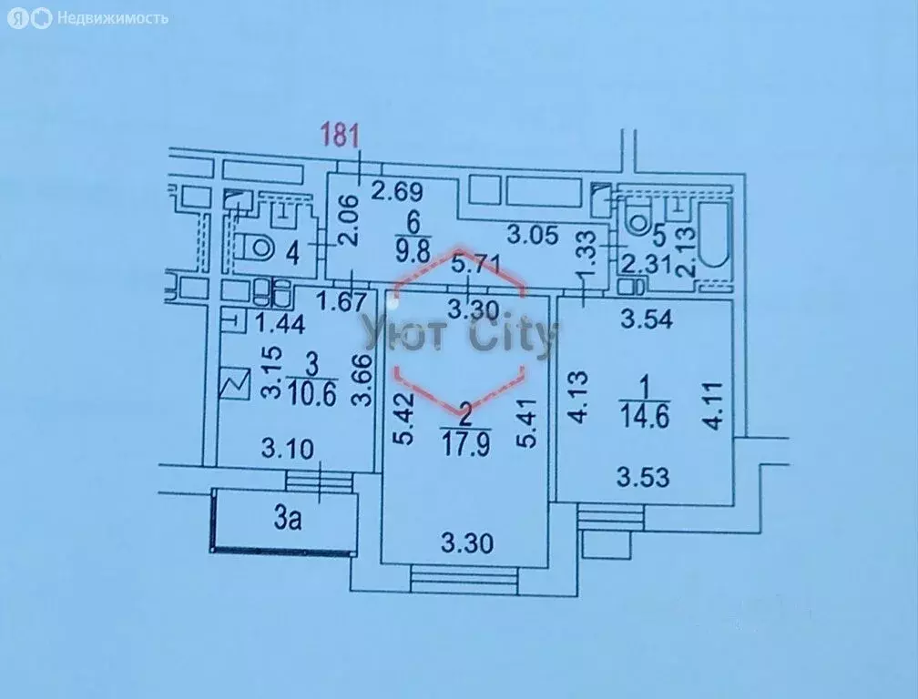 2-комнатная квартира: Москва, Малая Тульская улица, 55к1 (60.3 м) - Фото 0