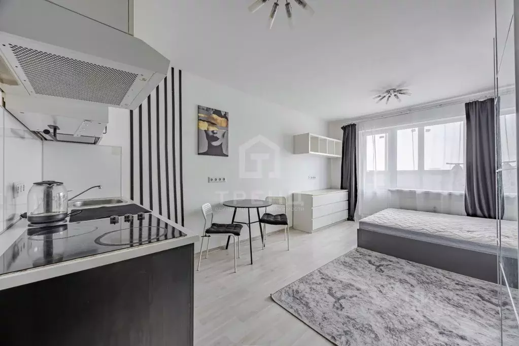 Студия Ленинградская область, Мурино Всеволожский район, просп. ... - Фото 1