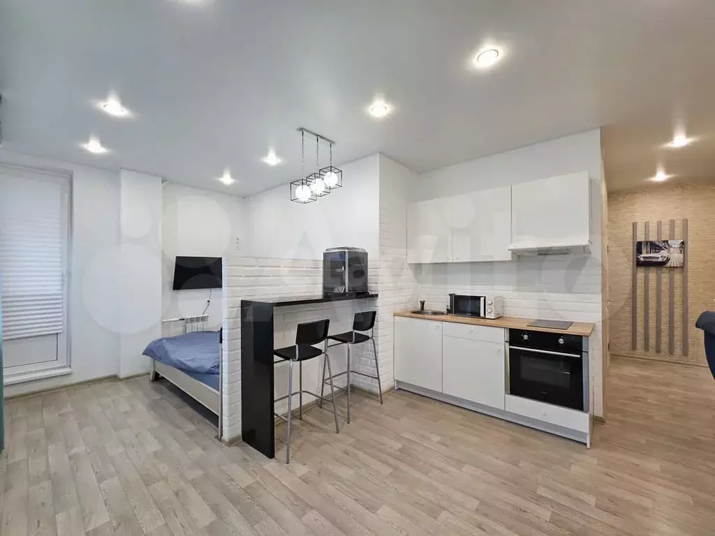 Квартира-студия, 35,2 м, 2/16 эт. - Фото 1