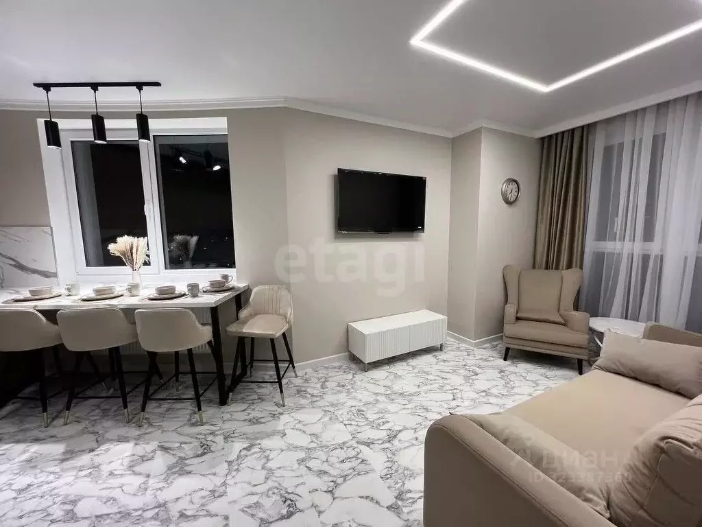 2-к кв. Ростовская область, Ростов-на-Дону Береговая ул., 73с1 (49.2 ... - Фото 2