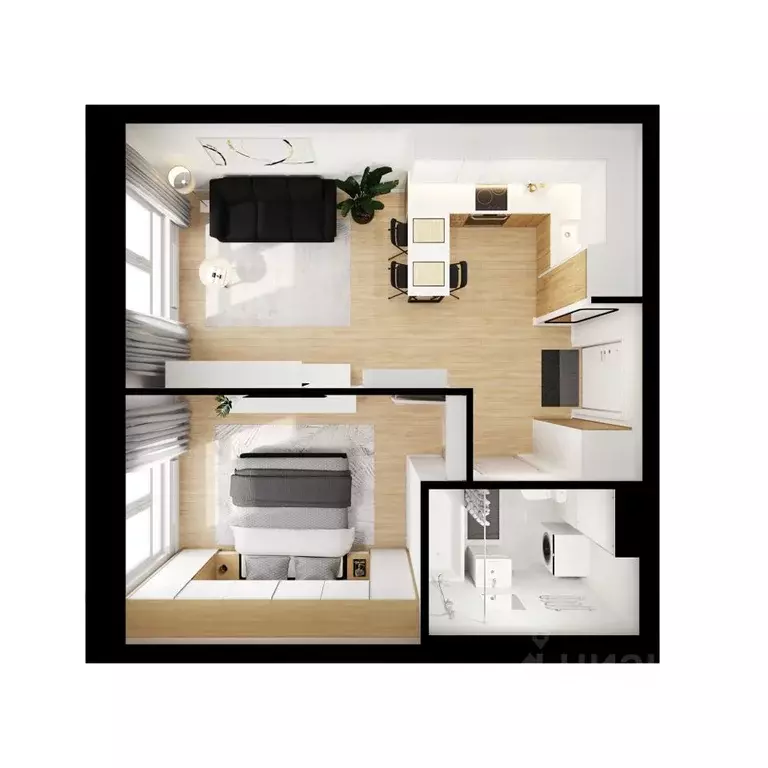 1-к кв. Москва Иловайская ул., 4 (36.3 м) - Фото 2