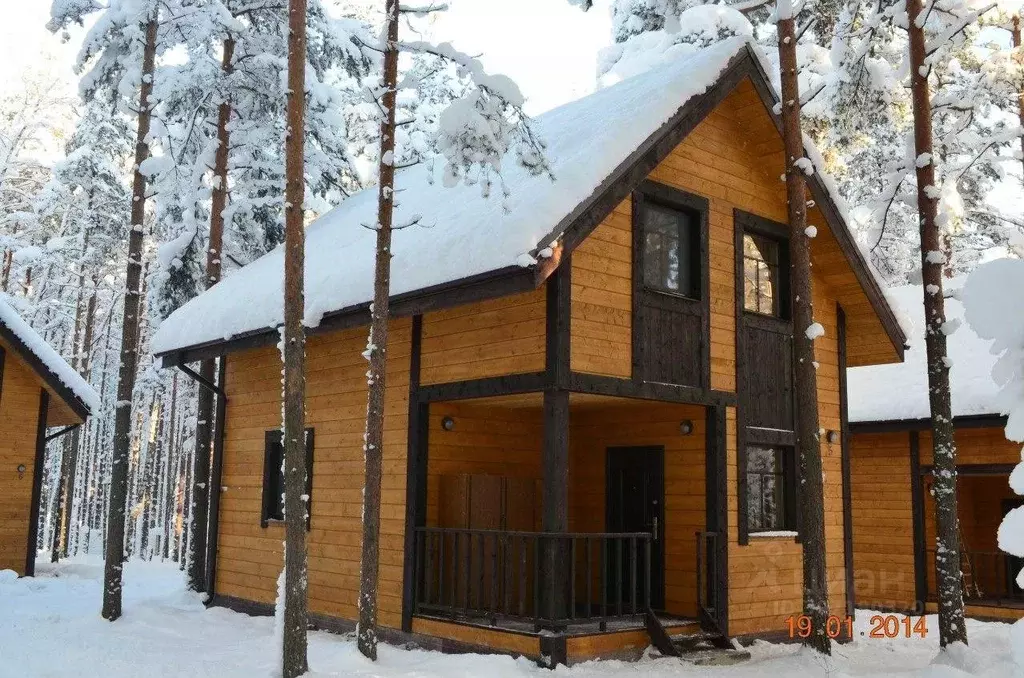 Дом в Ленинградская область, Приозерский район, Плодовское с/пос, пос. ... - Фото 0