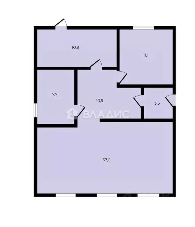 Дом в Нижегородская область, Бор Комсомольская ул. (86 м) - Фото 2