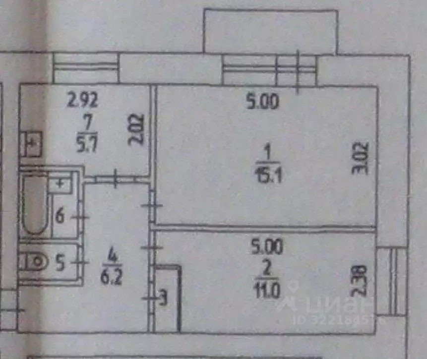 2-к кв. Пермский край, Пермь ул. Макаренко, 28 (42.0 м) - Фото 1