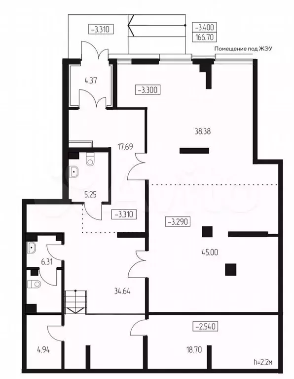 Сдается помещение свободного назначения, 175 м - Фото 0
