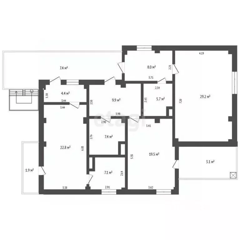 Студия Севастополь ул. Челнокова, 13/9 (42.9 м) - Фото 2