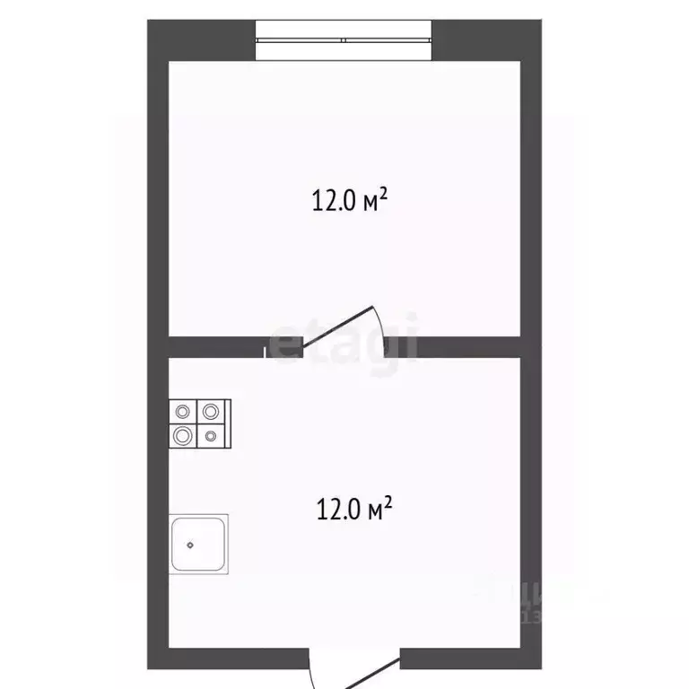 Комната Тюменская область, Тюмень Шаимский проезд, 5 (24.0 м) - Фото 2