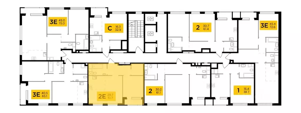 2-к кв. Москва Филатов Луг жилой комплекс, к5 (51.7 м) - Фото 1