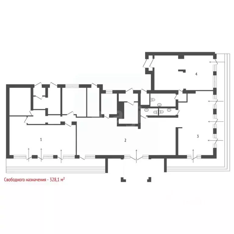Помещение свободного назначения в Свердловская область, Малышева пгт ... - Фото 2