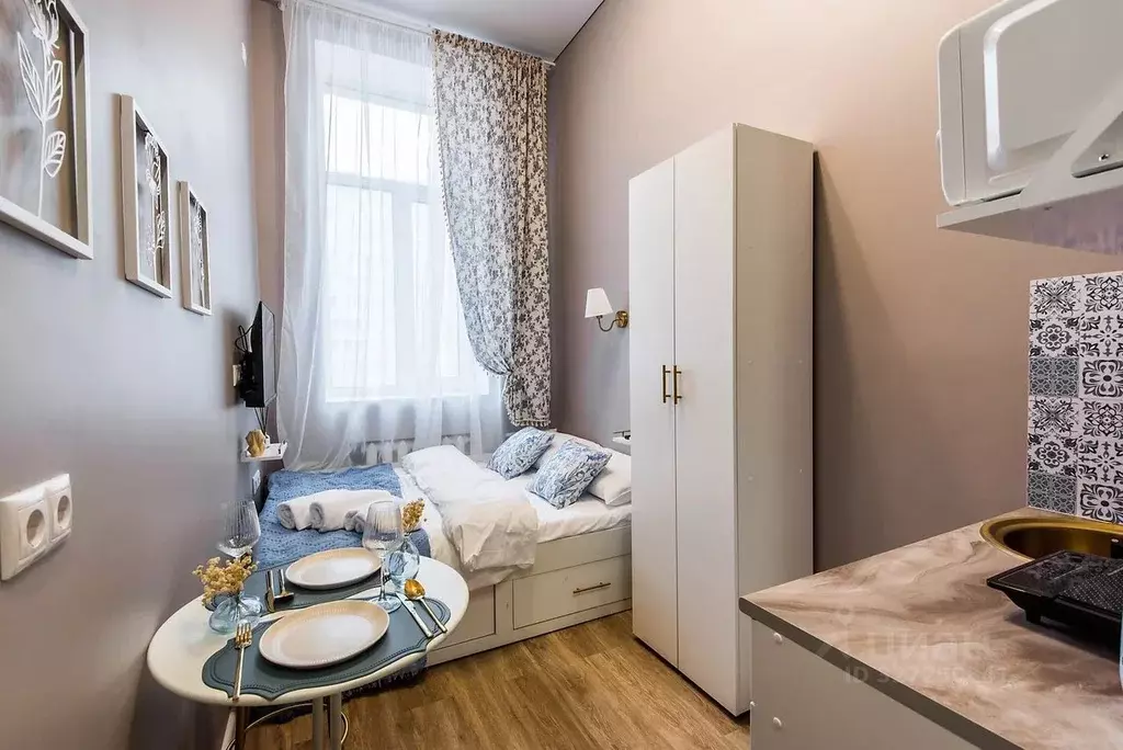 Студия Москва ул. Большая Якиманка, 35С1 (11.0 м) - Фото 1