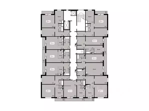 2-к кв. Красноярский край, Красноярск Аральская ул., 57 (60.6 м) - Фото 2