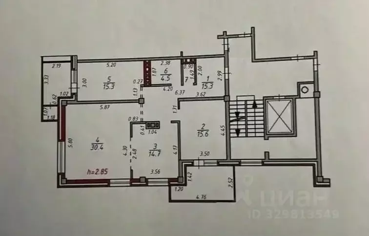 3-к кв. Иркутская область, Иркутск Советская ул., 128 (115.3 м) - Фото 1
