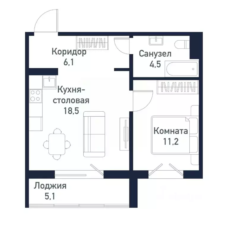 1-к кв. Челябинская область, Челябинск пос. Пригородный, ул. Ласковая, ... - Фото 0