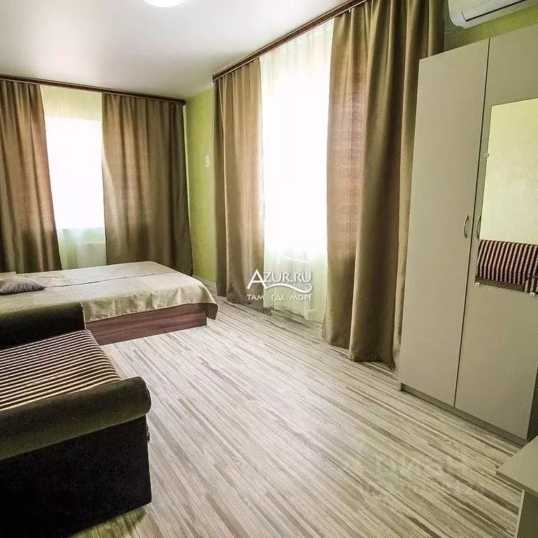 Комната Крым, Сакский район, Новофедоровка пгт ул. Ракетчиков, 25 ... - Фото 1