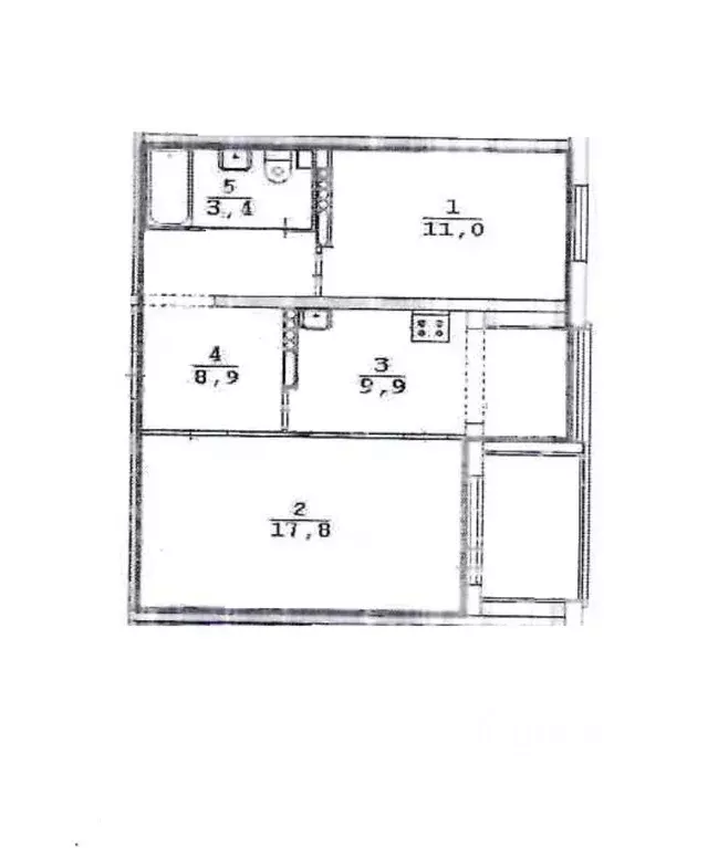 2-к кв. Свердловская область, Екатеринбург ул. Репина, 105 (51.0 м) - Фото 1