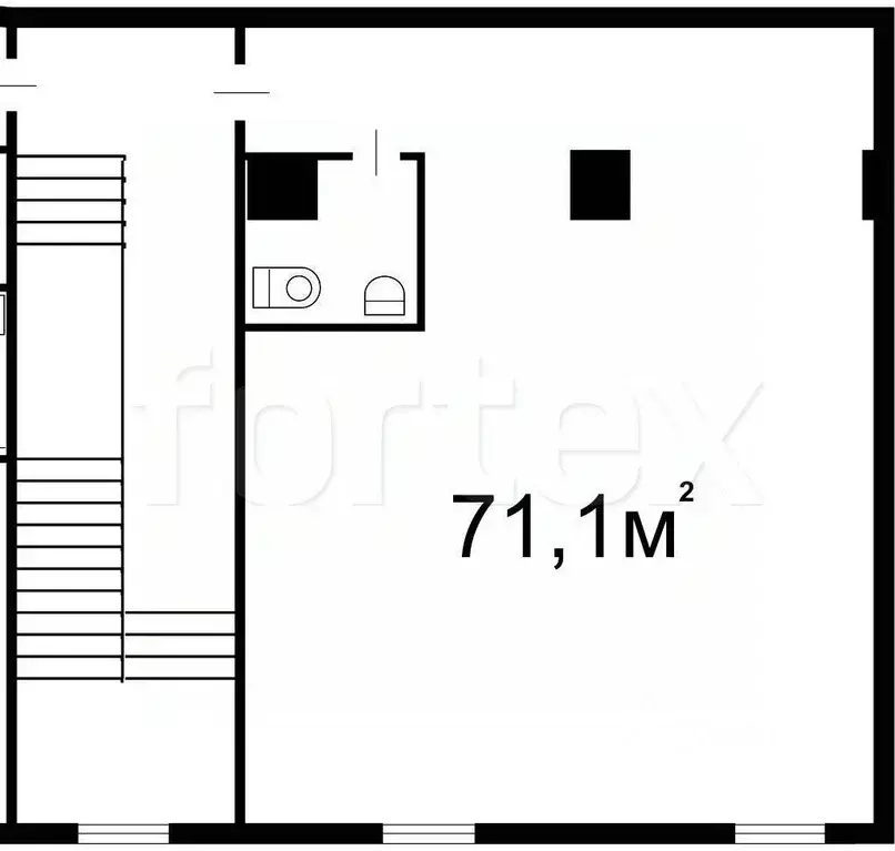 Офис в Москва Колодезный пер., 3С26 (71 м) - Фото 1