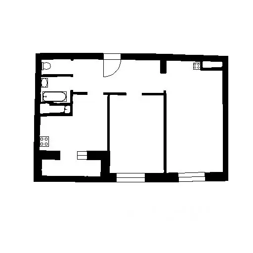 1-к кв. Башкортостан, Уфа ул. Просвещения, 5 (56.6 м) - Фото 2