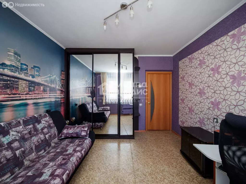 1-комнатная квартира: Омск, микрорайон Заозёрный, улица Сергея ... - Фото 2