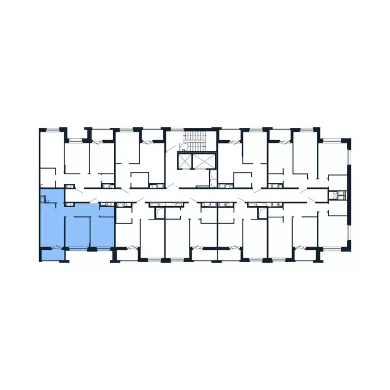 2-комнатная квартира: Новоселье, Центральная улица, 30к1 (46.9 м) - Фото 2