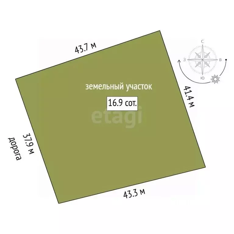 Участок в Свердловская область, с. Байкалово ул. Крестьянская, 21 ... - Фото 2