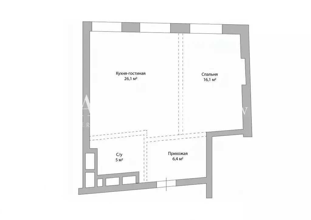 2-к кв. Москва Мытная ул., 40к4 (53.6 м) - Фото 1