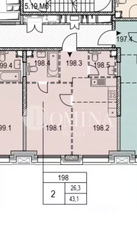 2-к кв. Москва ул. Архитектора Власова, 71к1 (43.1 м) - Фото 2
