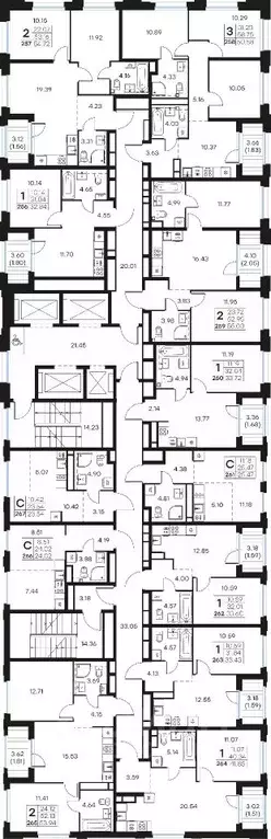 2-к кв. Нижегородская область, Нижний Новгород Глоракс Левобережный ... - Фото 2