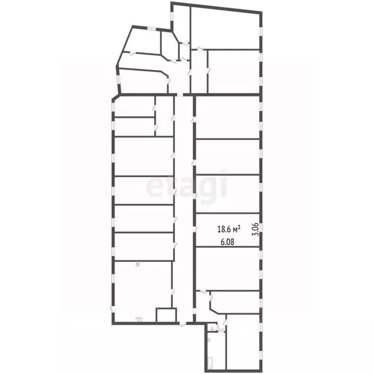 Комната Санкт-Петербург Старорусская ул., 5/3 (18.6 м) - Фото 2