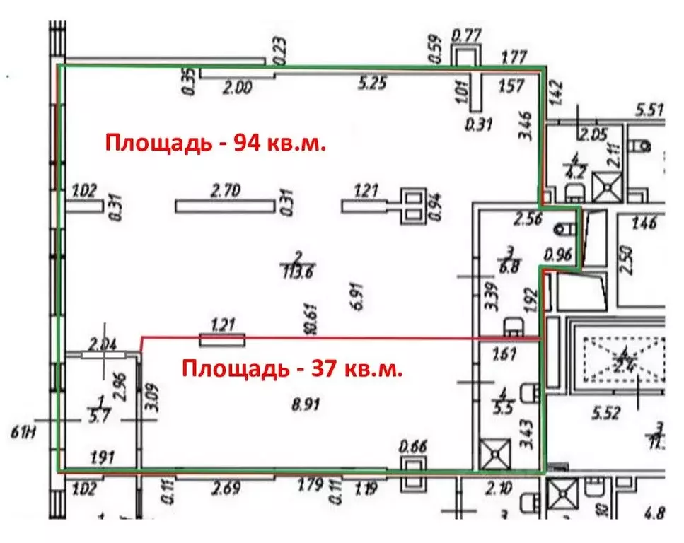 Помещение свободного назначения в Санкт-Петербург пос. Шушары, ул. ... - Фото 1